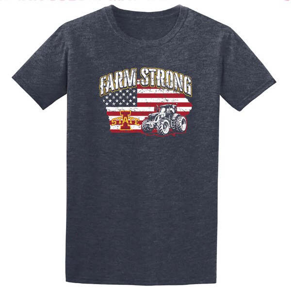 College House I-State Navy Farmstrong Iowa ISF26 Short Sleeve T-Shirt vendor image